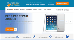 Desktop Screenshot of iphonerepair4less.com