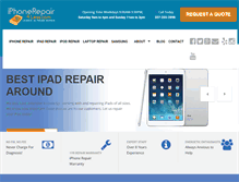 Tablet Screenshot of iphonerepair4less.com